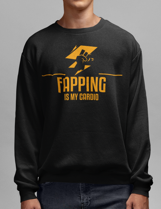 Fapping Is My Cardio | Crewneck Sweatshirt OniTakai
