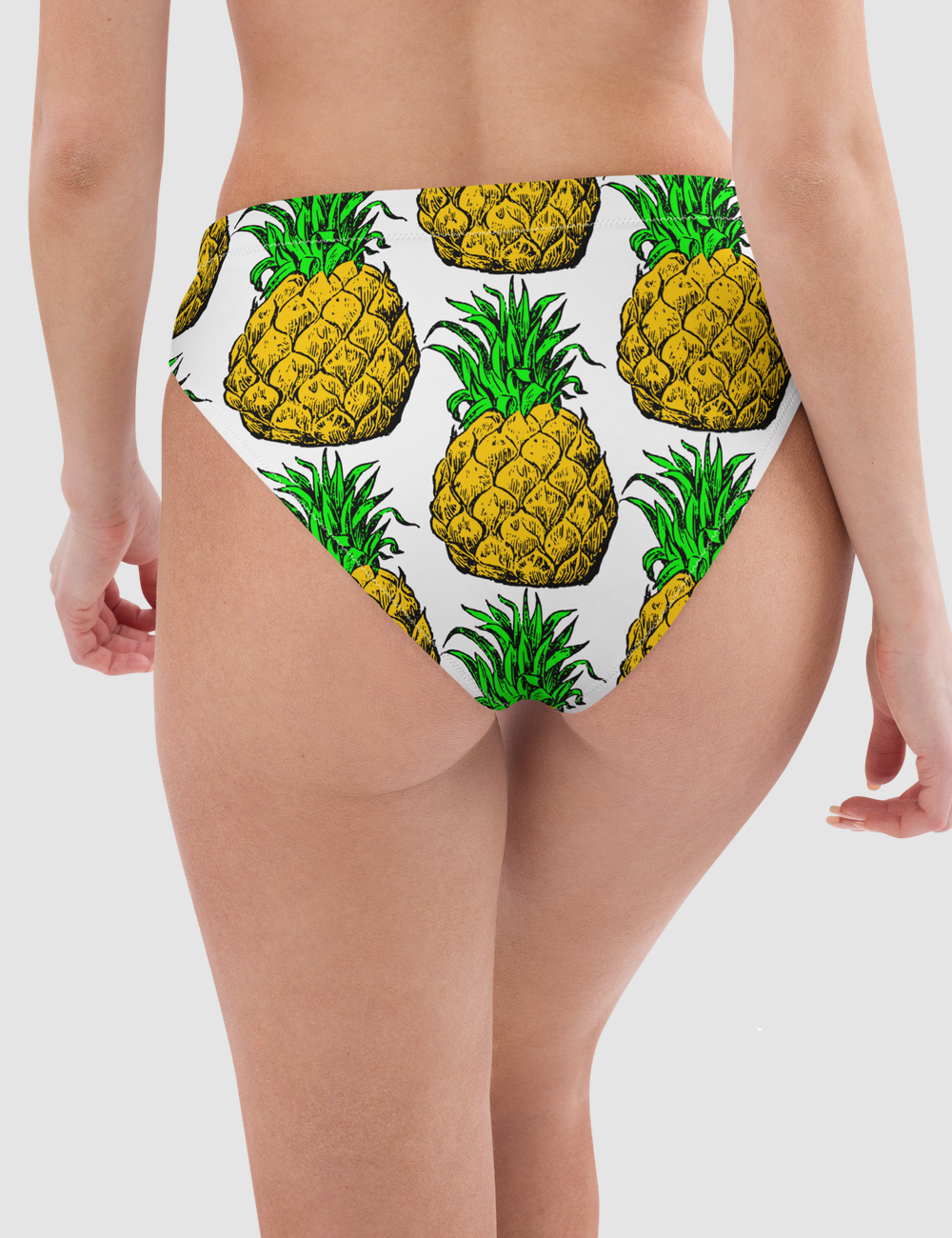 Pineapple Women s High Waist Bikini Bottom OniTakai