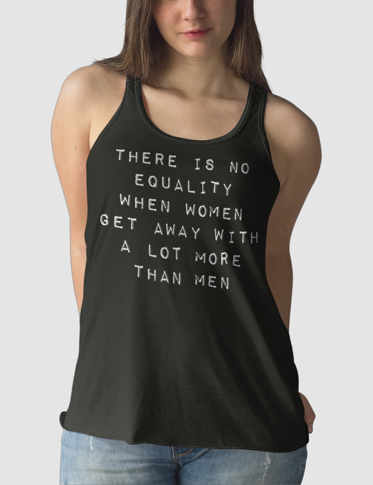 There Is No Equality Women's Cut Racerback Tank Top OniTakai