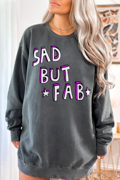 Sad But Fab Women's Vintage Crewneck Sweatshirt