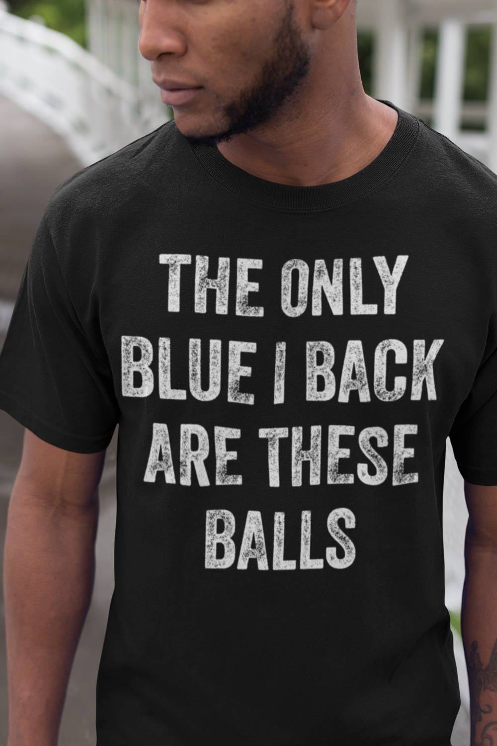 The Only Blue I Back Are These Balls Men's Classic T-Shirt