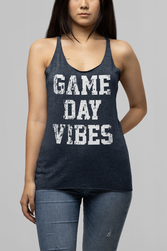 Game Day Vibes Women's Vintage Racerback Tank Top