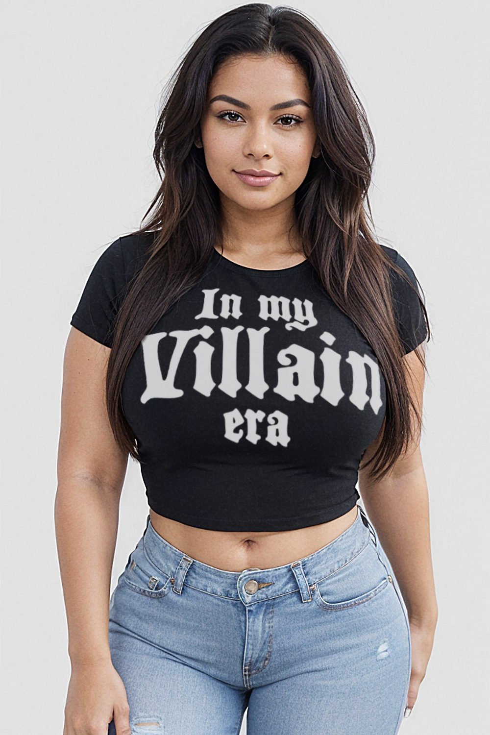 In My Villain Era Women's Fitted Crop Top T-Shirt