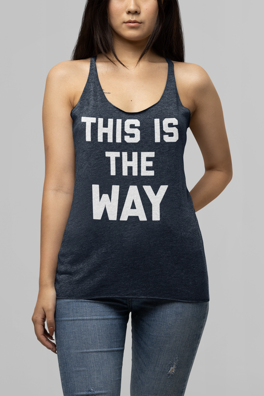 This Is The Way Women's Vintage Racerback Tank Top