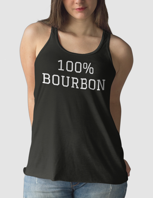 100% Bourbon Women's Cut Racerback Tank Top OniTakai