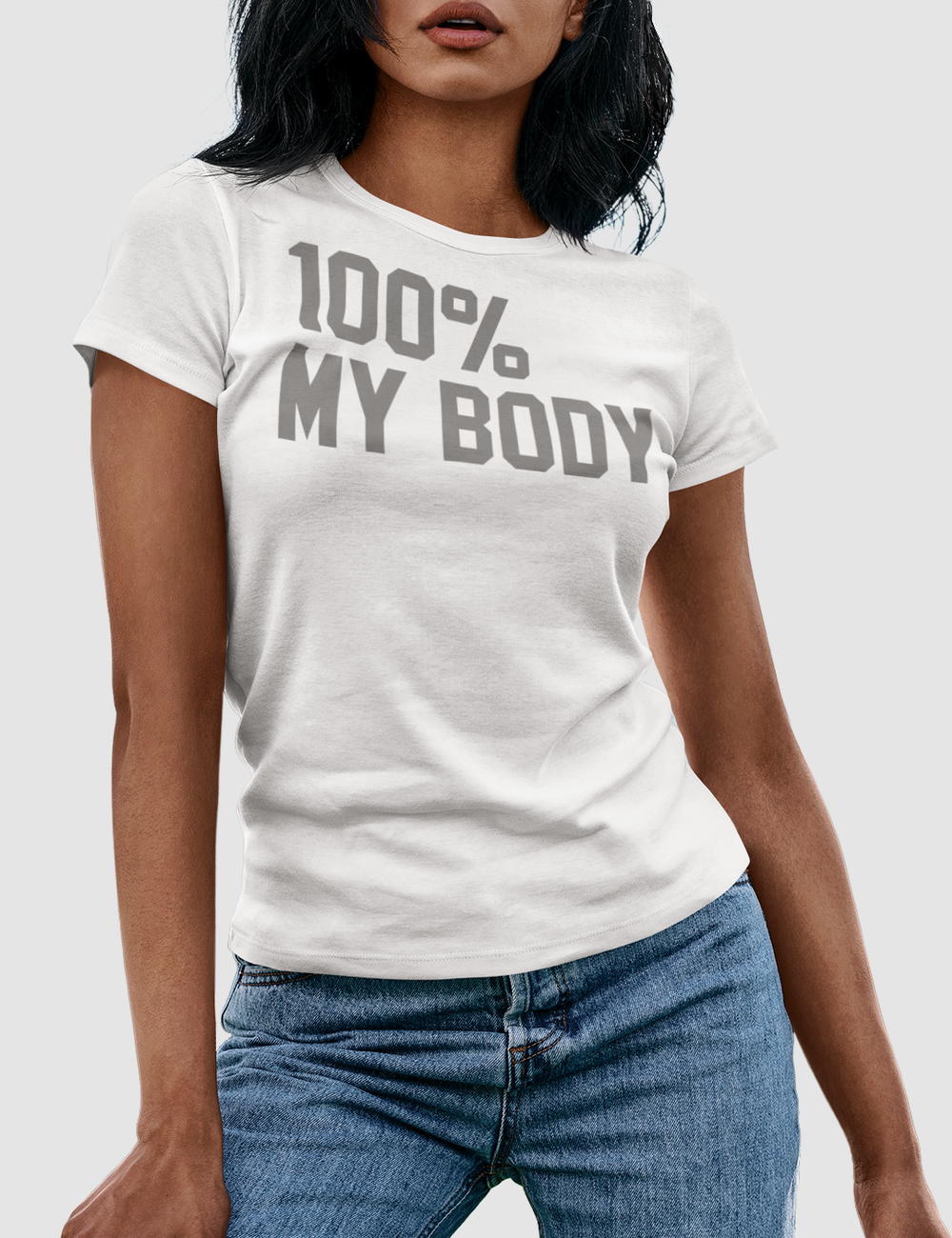 100% My Body | Women's Fitted T-Shirt OniTakai