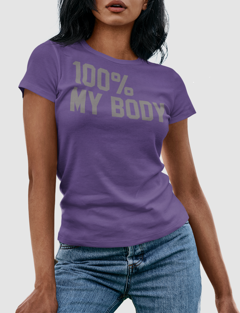 100% My Body | Women's Fitted T-Shirt OniTakai