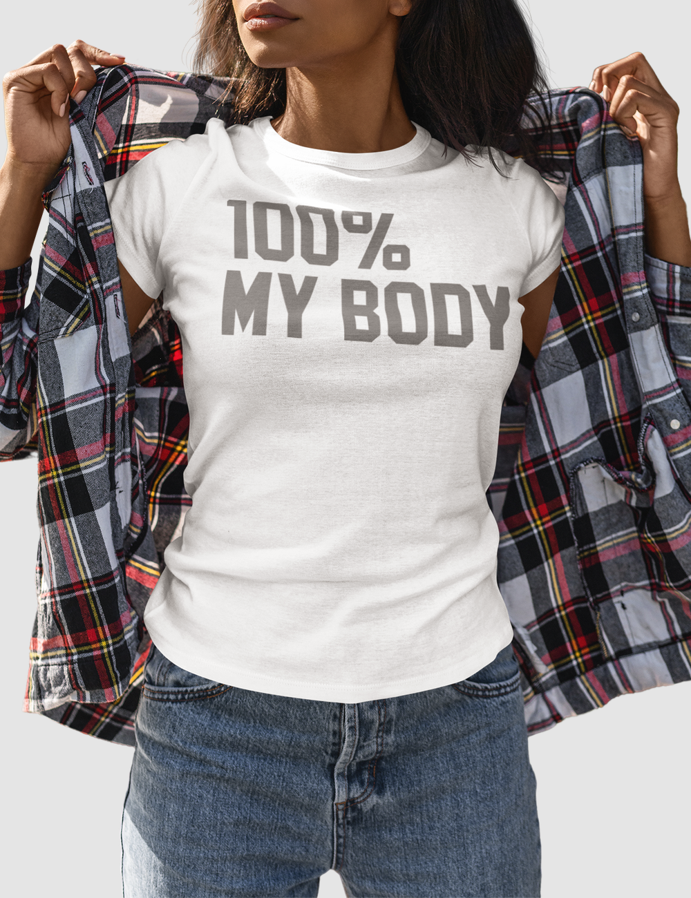 100% My Body | Women's Fitted T-Shirt OniTakai