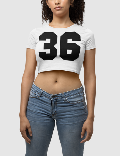 36 Women's Crop Top T-Shirt OniTakai