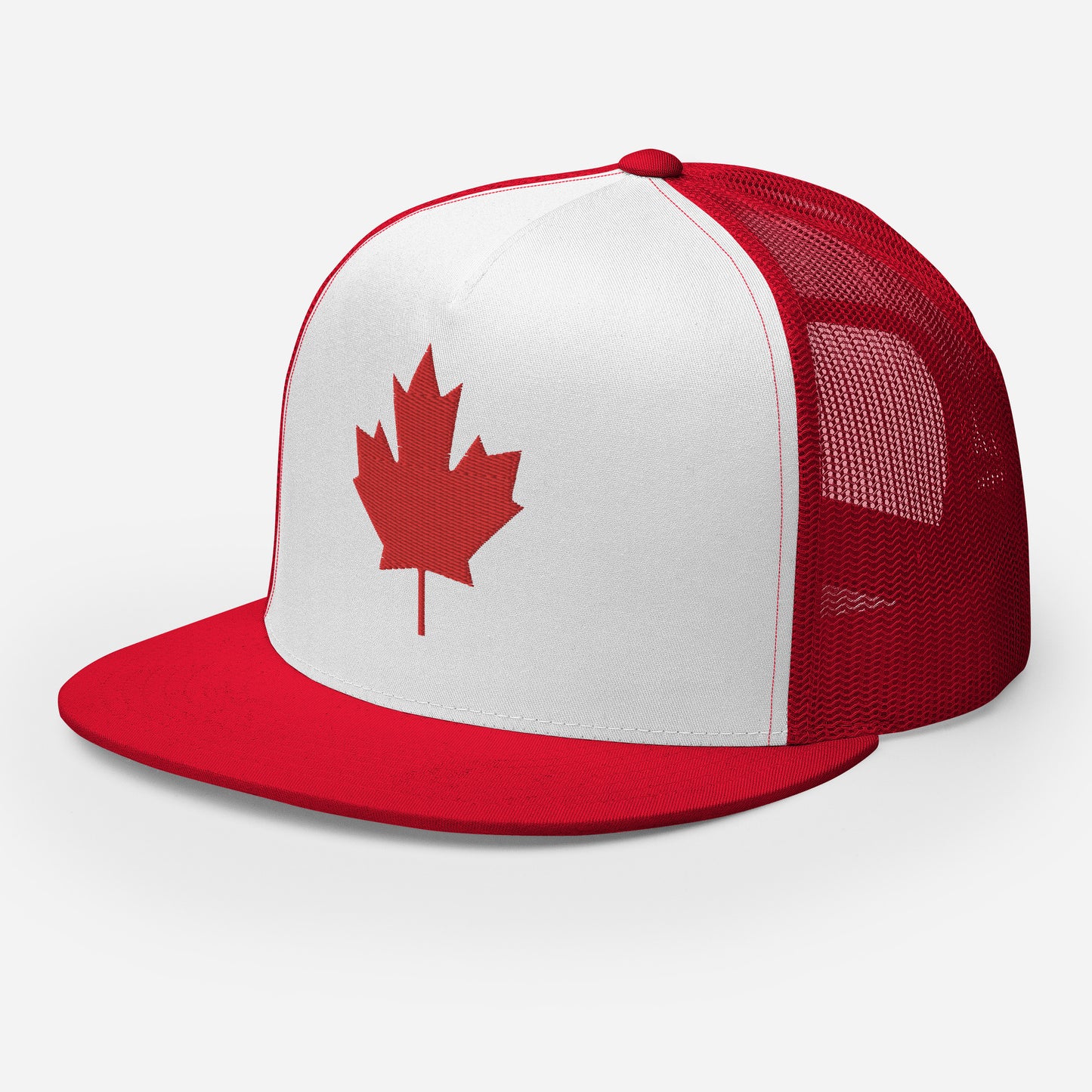 Maple Leaf Canadian Flag Trucker Hat