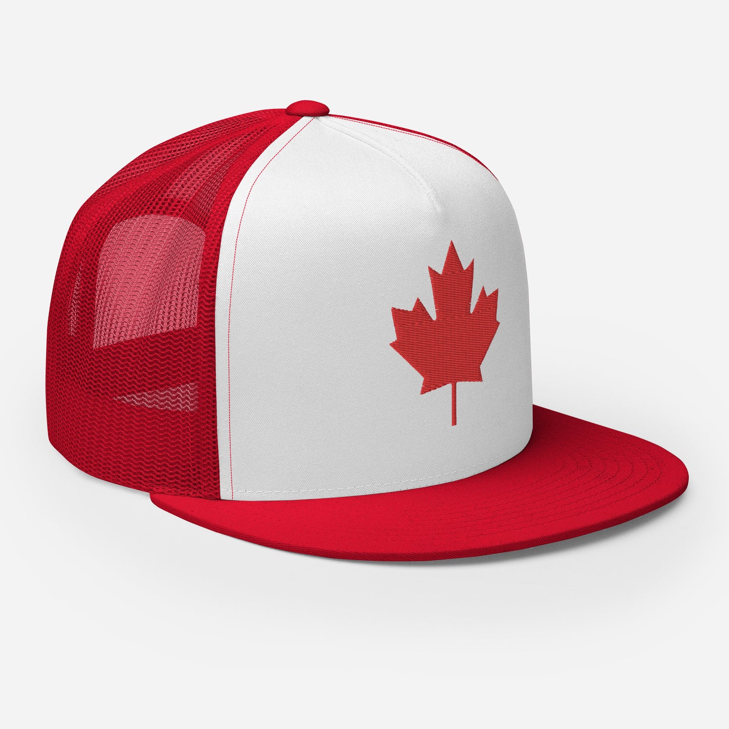 Maple Leaf Canadian Flag Trucker Hat