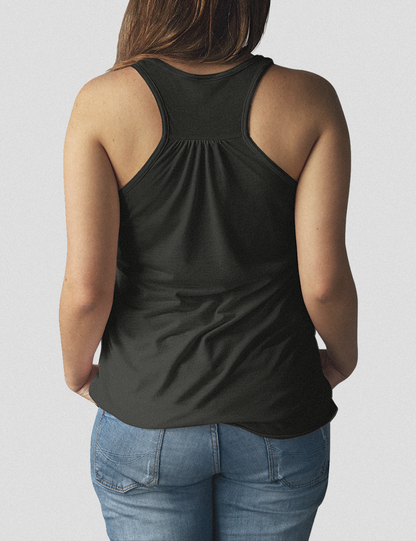 A Woman's Place Is On A Man's Face Women's Cut Racerback Tank Top OniTakai