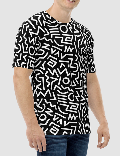 Abstract Geometric Aztecan Print Men's Sublimated T-Shirt OniTakai