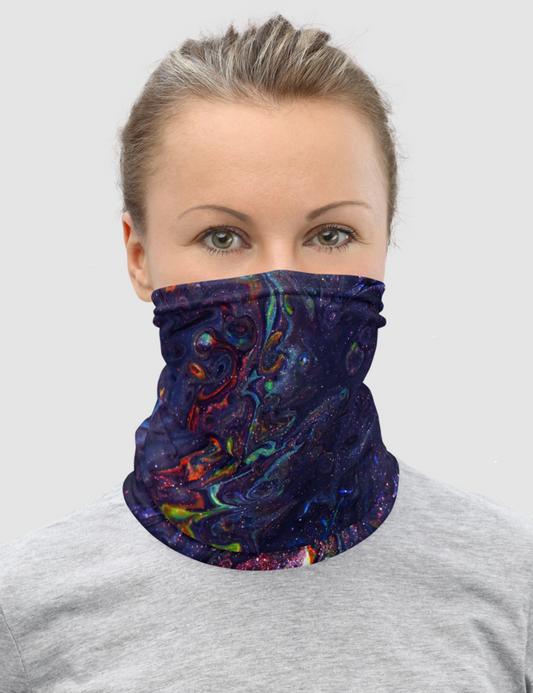 Abstract Multicolored Illusion | Neck Gaiter Face Mask OniTakai