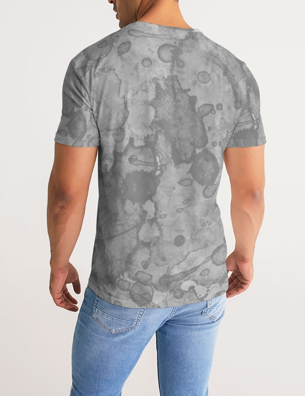 Abstract Stone Water Color Print | Men's Sublimated T-Shirt OniTakai