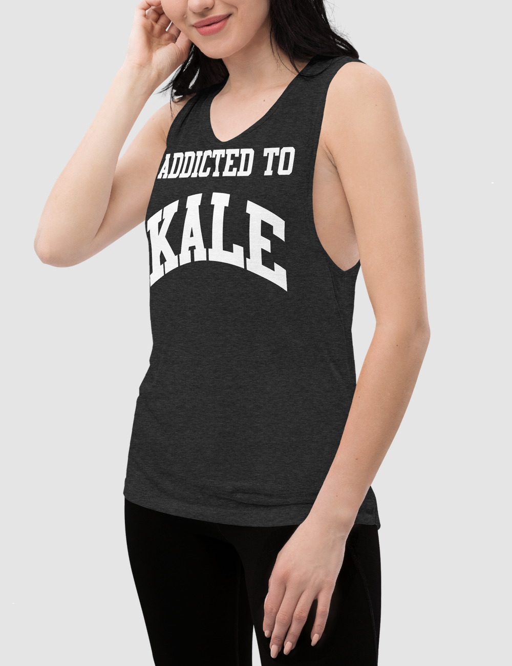 Addicted To Kale | Women's Muscle Tank Top OniTakai