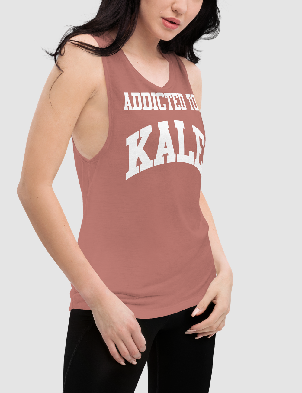 Addicted To Kale | Women's Muscle Tank Top OniTakai