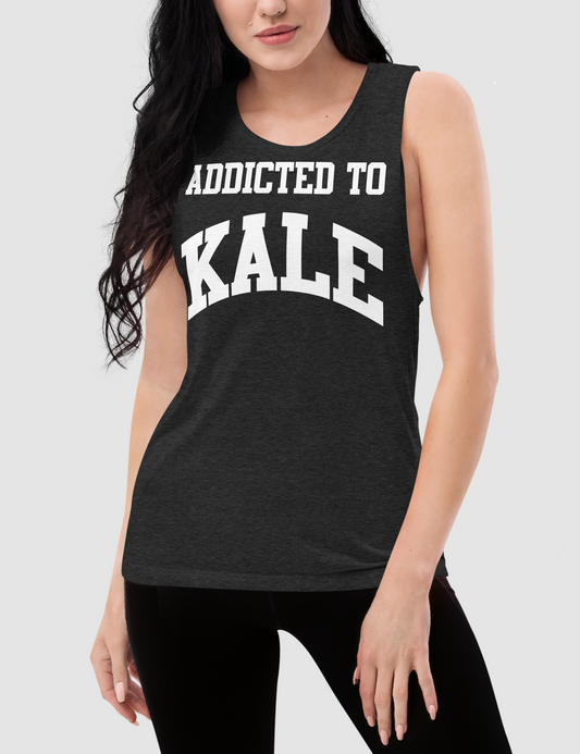 Addicted To Kale | Women's Muscle Tank Top OniTakai