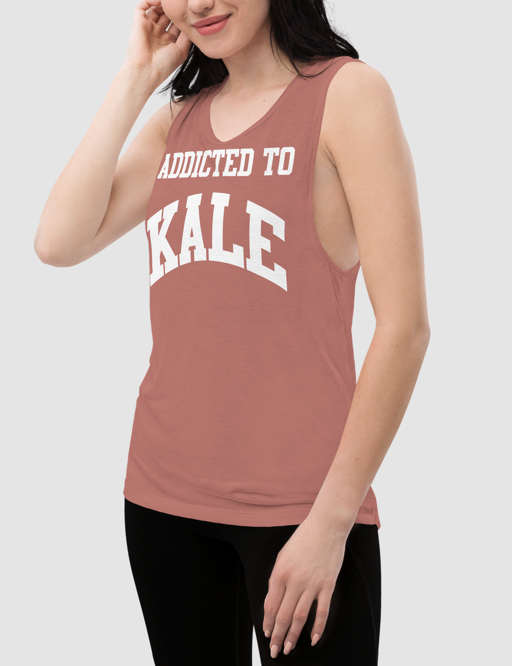 Addicted To Kale | Women's Muscle Tank Top OniTakai