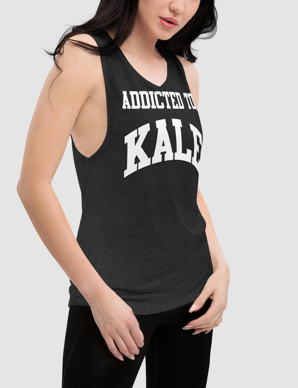 Addicted To Kale | Women's Muscle Tank Top OniTakai