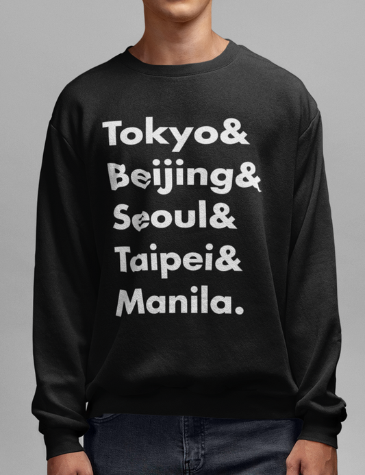 All Over Asia | Crewneck Sweatshirt OniTakai