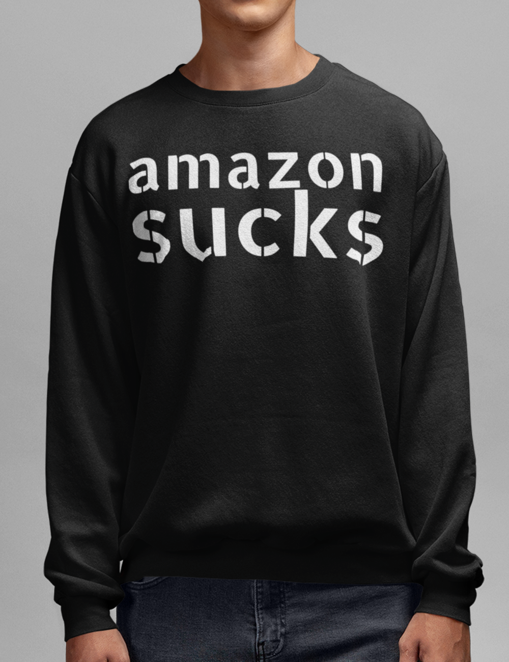 Amazon Sucks | Crewneck Sweatshirt OniTakai