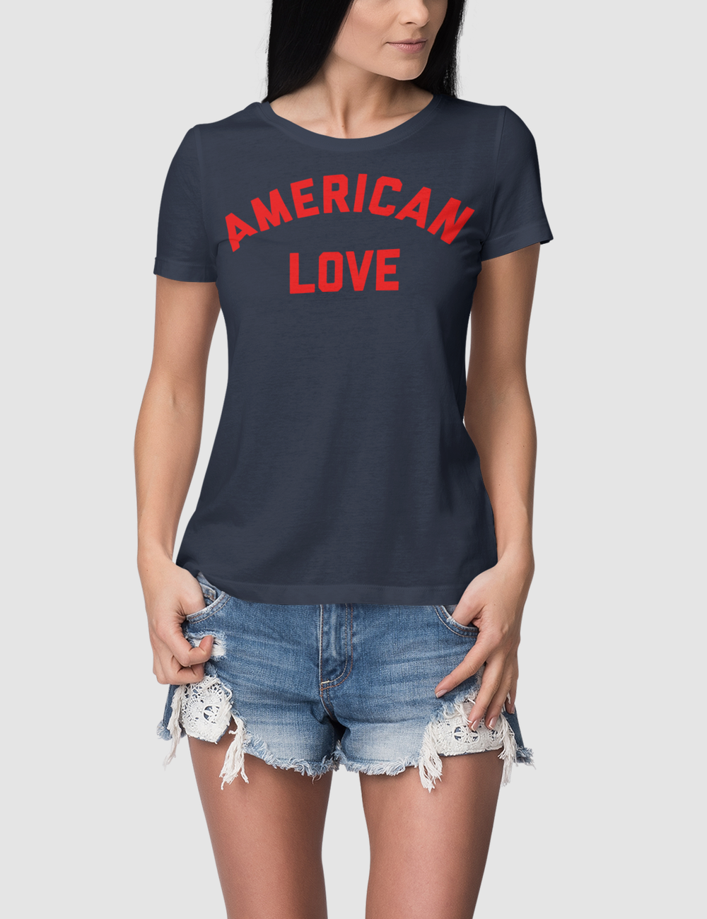 American Love | Women's Fitted T-Shirt OniTakai
