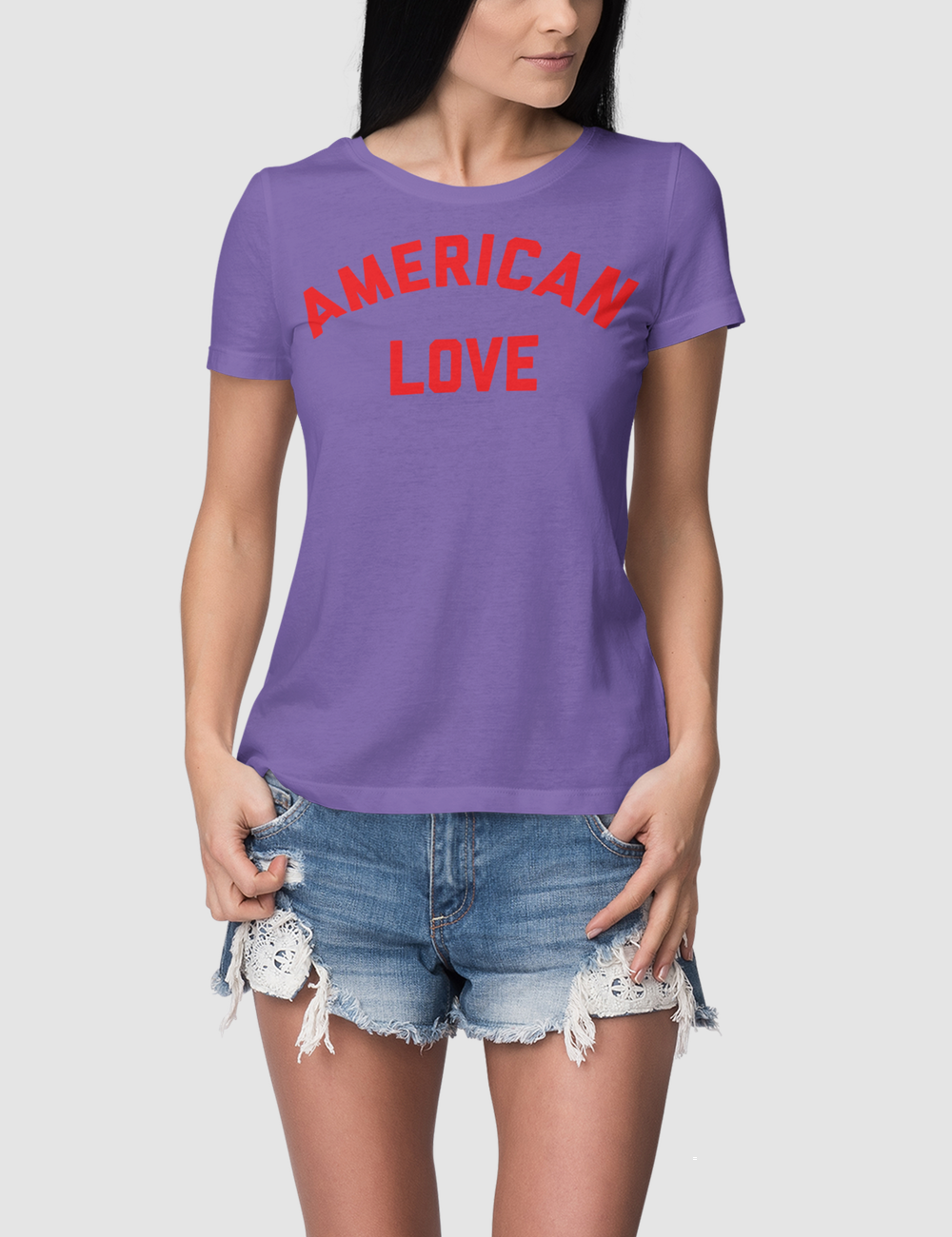 American Love | Women's Fitted T-Shirt OniTakai