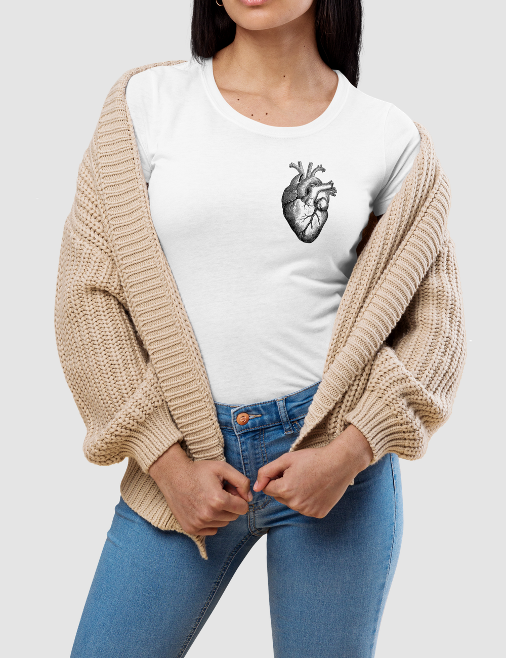 Anatomical Heart | Women's Fitted T-Shirt OniTakai