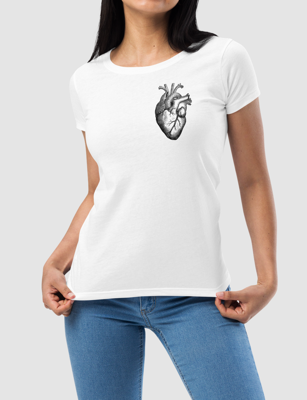 Anatomical Heart | Women's Fitted T-Shirt OniTakai