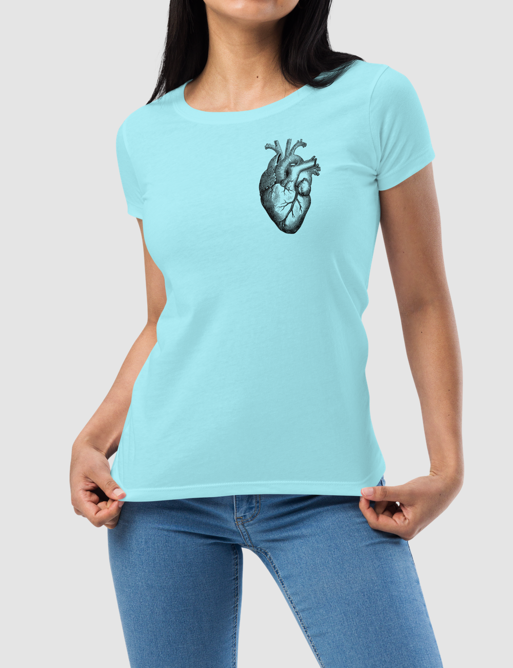 Anatomical Heart | Women's Fitted T-Shirt OniTakai