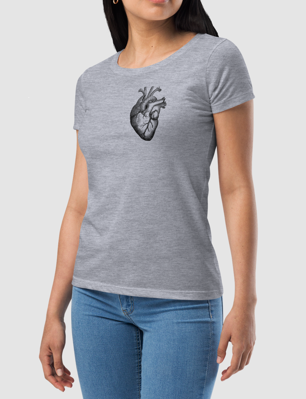 Anatomical Heart | Women's Fitted T-Shirt OniTakai