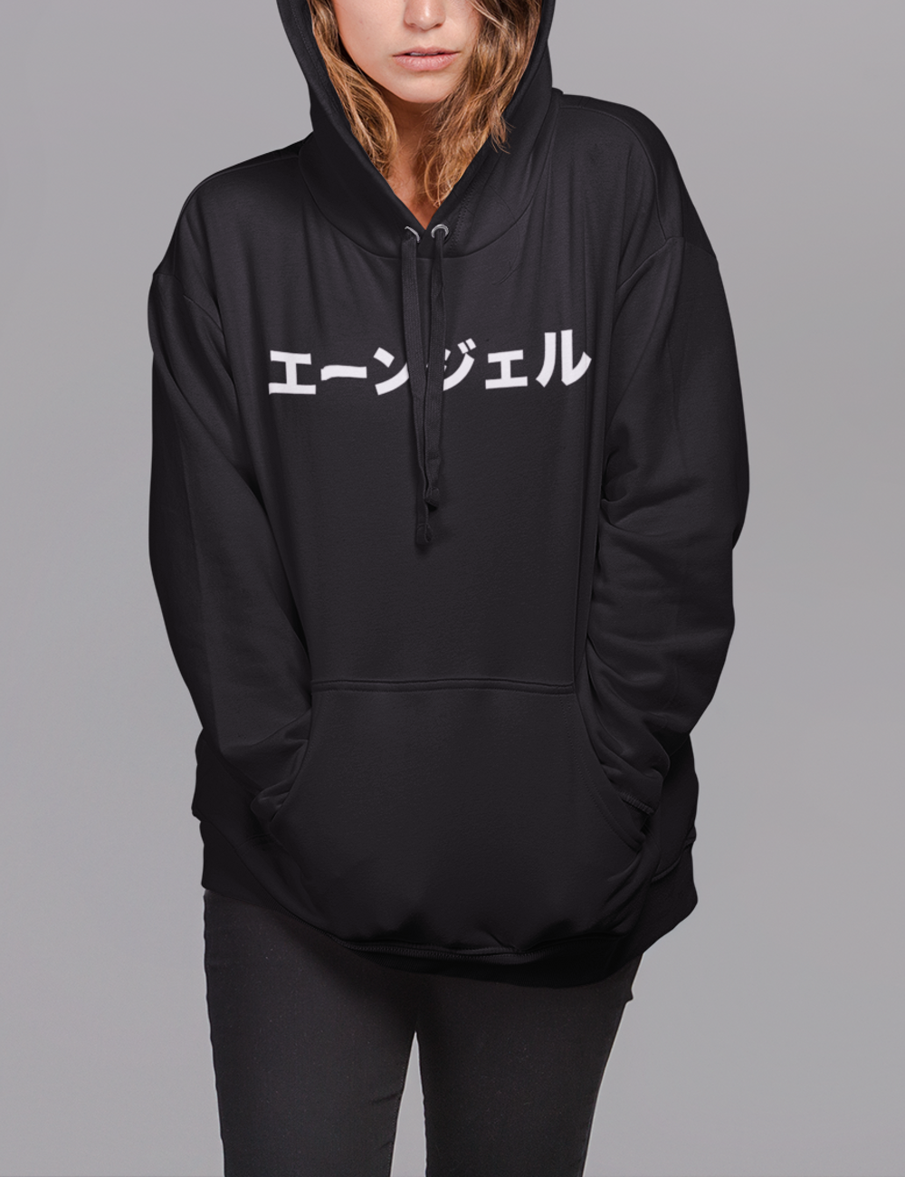 Angel Katakana | Premium Hoodie OniTakai