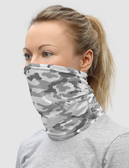 Arctic Tundra Military Camouflage Print | Neck Gaiter Face Mask OniTakai