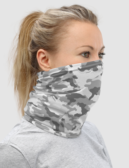Arctic Tundra Military Camouflage Print | Neck Gaiter Face Mask OniTakai