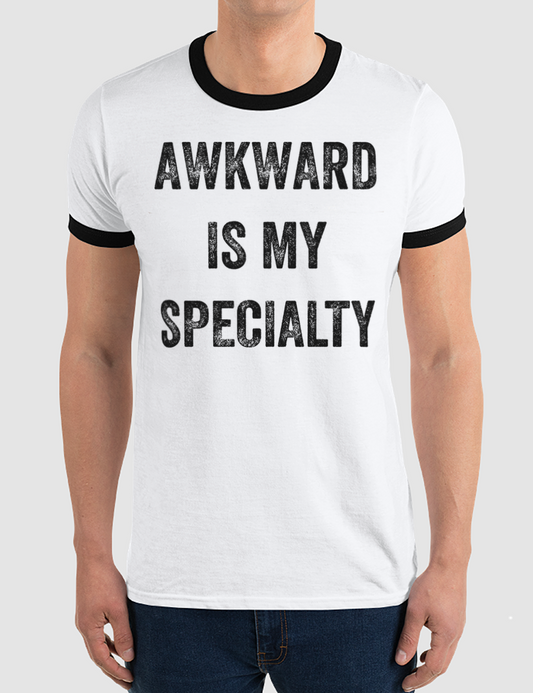 Awkward Is My Specialty | Men's Ringer T-Shirt OniTakai