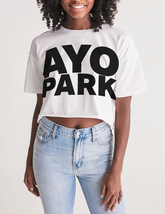 Ayo Park Women's Oversized Crop Top T-Shirt OniTakai