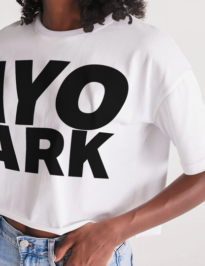 Ayo Park Women's Oversized Crop Top T-Shirt OniTakai