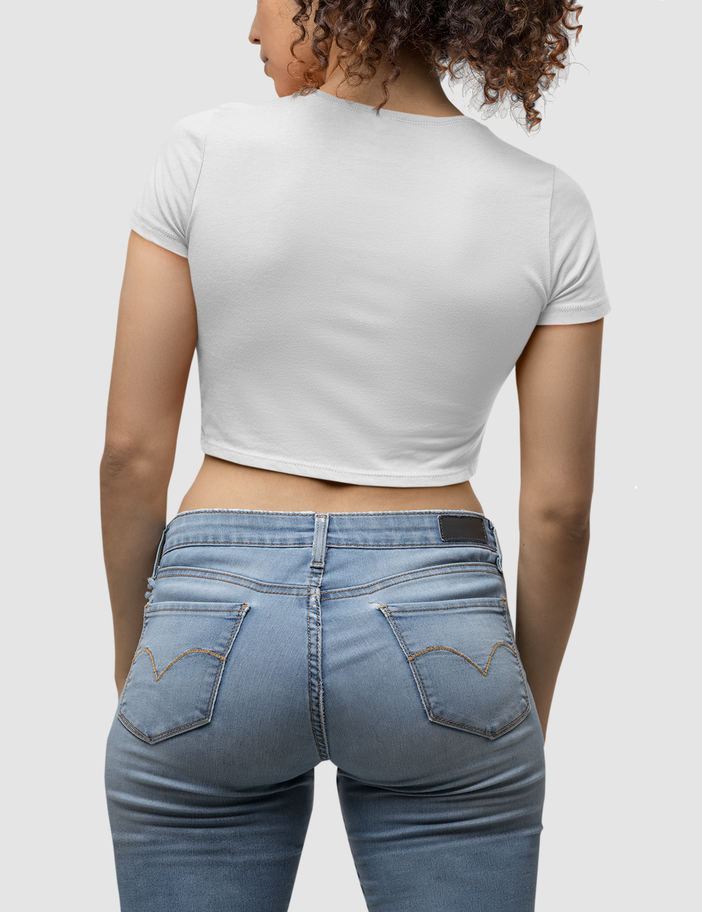 Babe | Women's Fitted Crop Top T-Shirt OniTakai