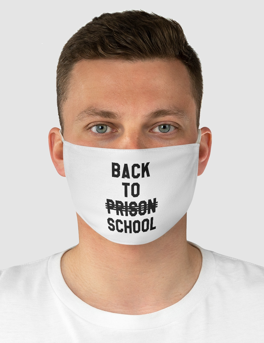 Back To Prison (Back To School Parody) | Fabric Face Mask OniTakai