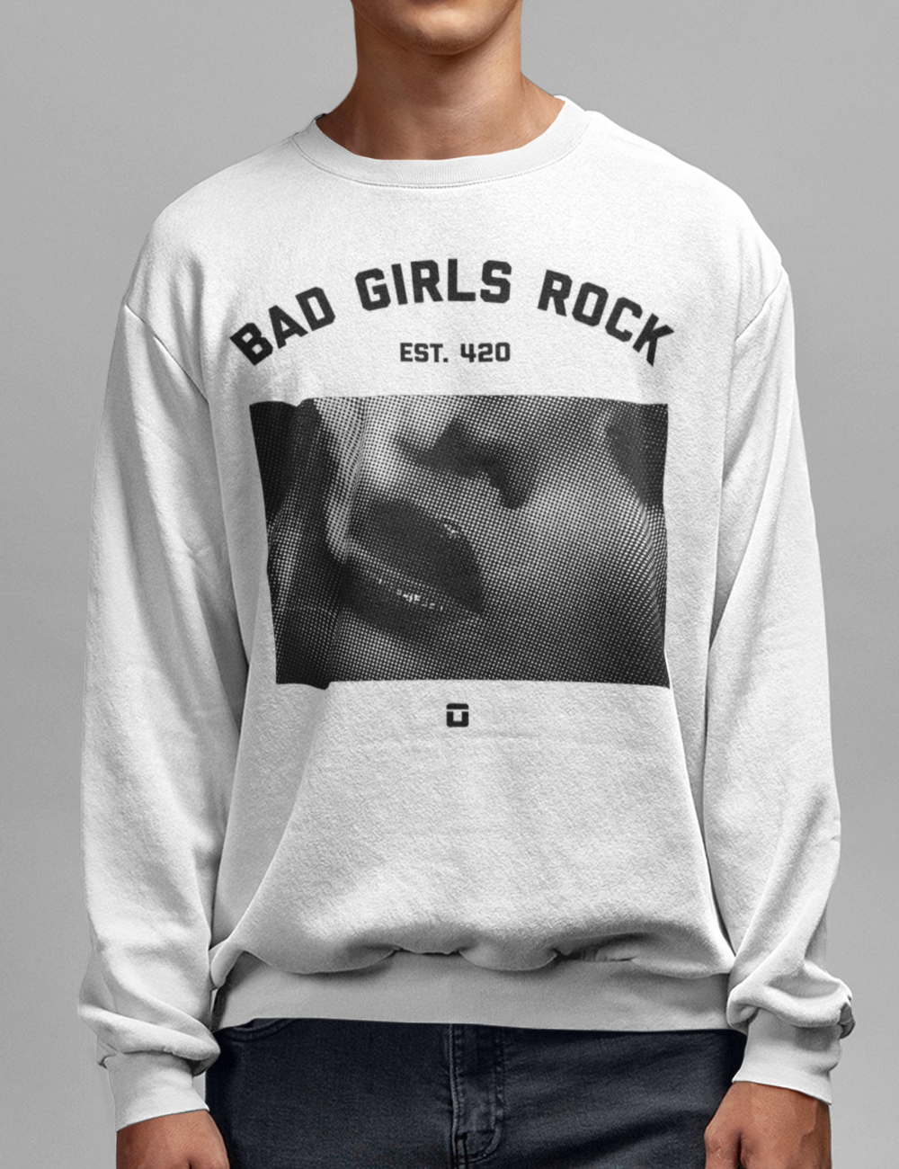Bad Girls Rock | Crewneck Sweatshirt OniTakai