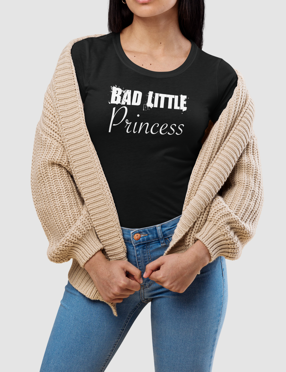 Bad Little Princess | Women's Fitted T-Shirt OniTakai