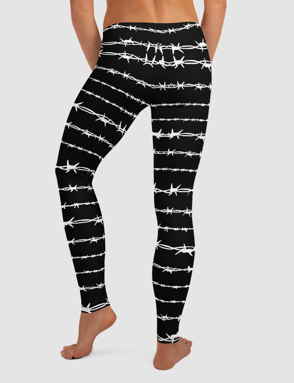 Barbed Wire | Women's Standard Yoga Leggings OniTakai