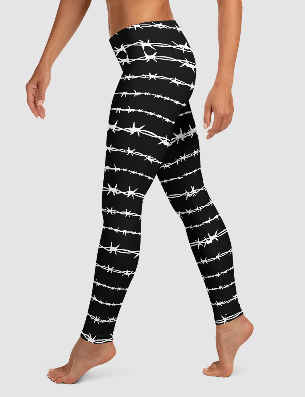 Barbed Wire | Women's Standard Yoga Leggings OniTakai