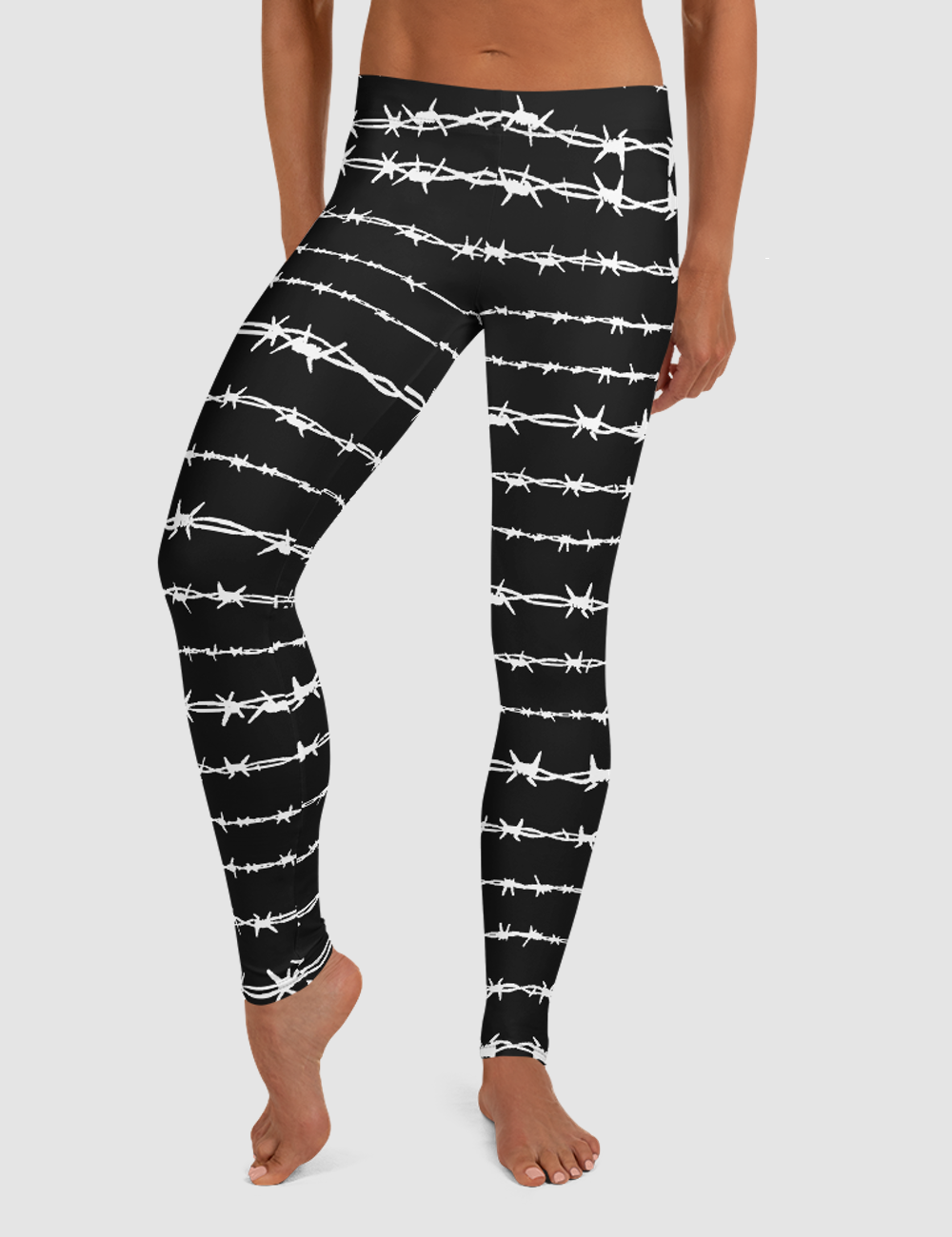 Barbed Wire | Women's Standard Yoga Leggings OniTakai