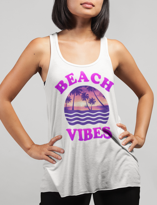 Beach Vibes | Women's Cut Racerback Tank Top OniTakai