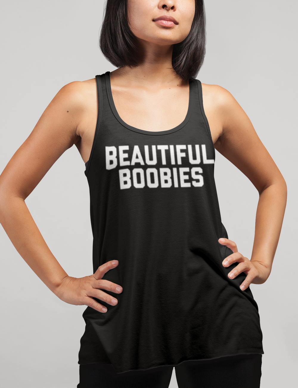 Beautiful Boobies | Women's Cut Racerback Tank Top OniTakai
