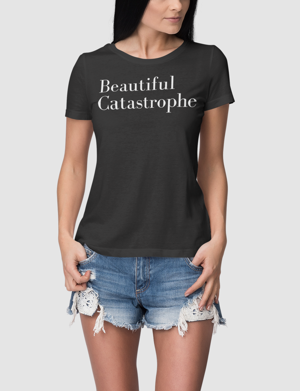 Beautiful Catastrophe | Women's Fitted T-Shirt OniTakai