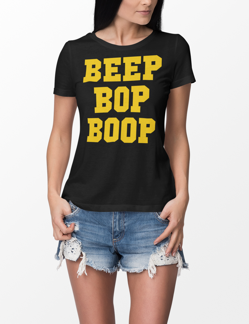 Beep Bop Boop | Women's Style T-Shirt OniTakai