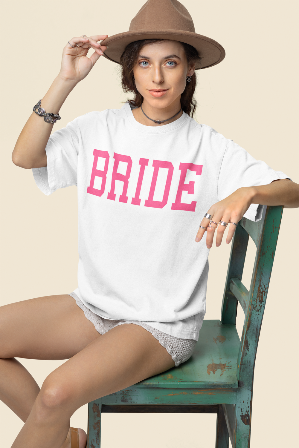 Big Bride Text Women's Oversized T-Shirt OniTakai